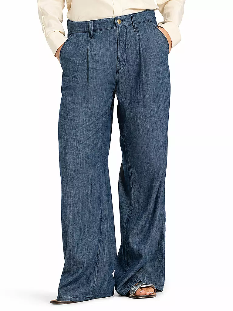 CAMBIO | Jeans Wide Fit ALINA | Blu scuro