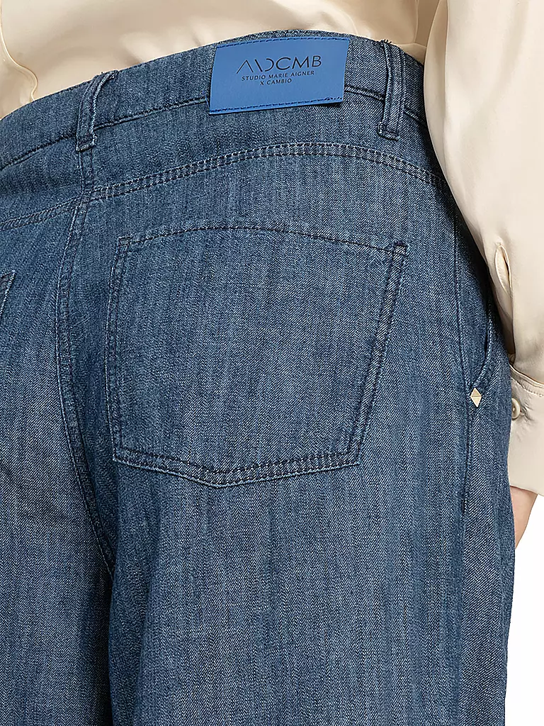 CAMBIO | Jeans Wide Fit ALINA | Blu scuro