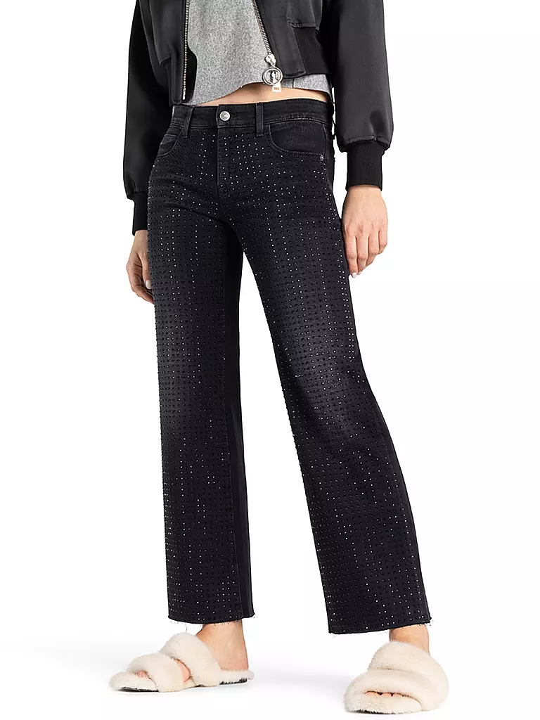 CAMBIO | Jeans Wide Leg TESS | Nero