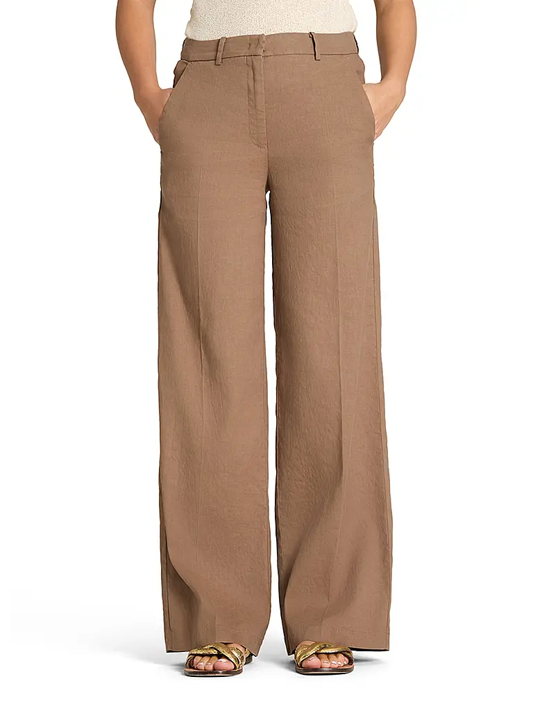 CAMBIO | Pantaloni a palazzo MIRA | Marrone
