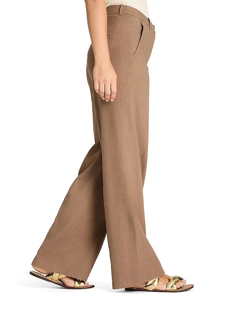 CAMBIO | Pantaloni a palazzo MIRA | Marrone