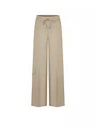 CAMBIO | Pantaloni cargo in lino AMALIA CARGO | Beige