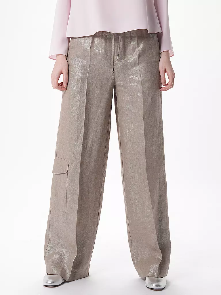 CAMBIO | Pantaloni cargo in lino AMALIA CARGO |