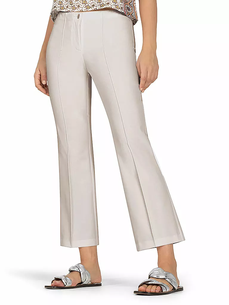 CAMBIO | Pantaloni Flared Fit 7/8 ROS EASY KICK | Crema