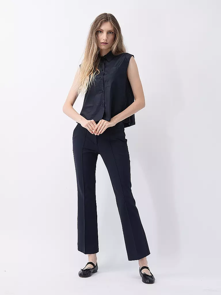 CAMBIO | Pantaloni Flared Fit FAHRA | Blu scuro