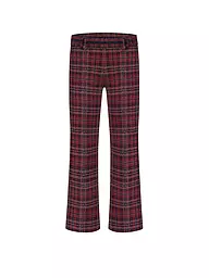 CAMBIO | Pantaloni Flared Fit FRANCOISE CROPPED | Rosso scuro