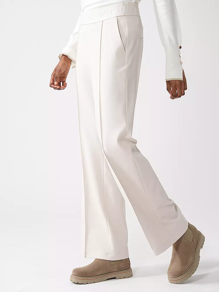 CAMBIO | Pantaloni Flared Fit | Crema