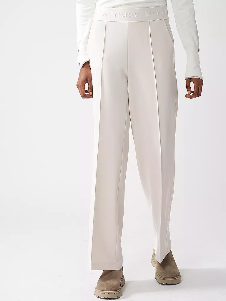 CAMBIO | Pantaloni Flared Fit | Crema