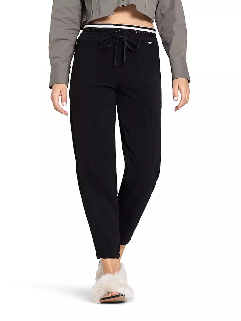 CAMBIO | Pantaloni Jogging Fit EDEN | Nero