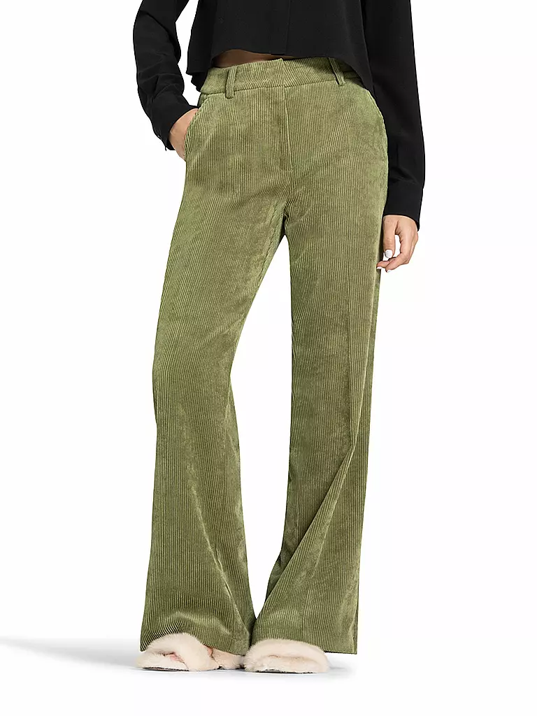 CAMBIO | Pantaloni Marlene AMELIE | Oliva