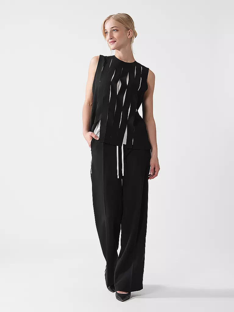 CAMBIO | Pantaloni Marlene AVRIL | Nero