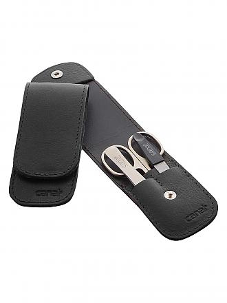 CANAL | Stecketui con bottone a pressione, 3 pezzi (Nero) 5376