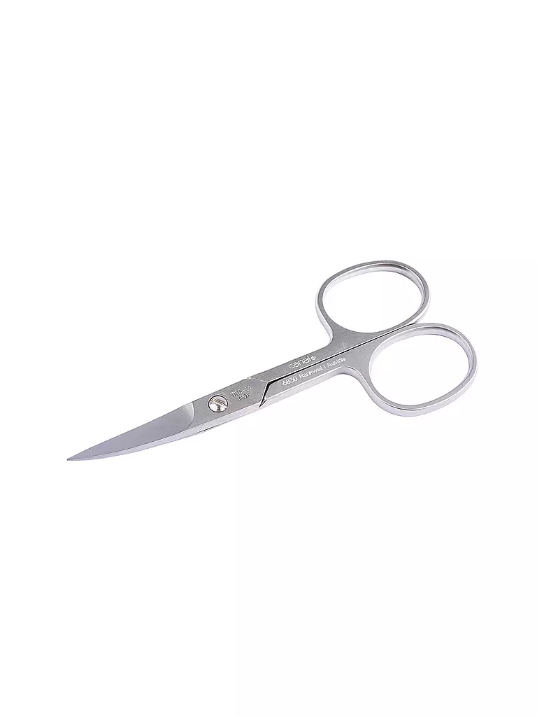 CANAL | Forbici per unghie dei piedi con microdentatura, curve, inossidabili, 105 mm 1105-01 | Argento