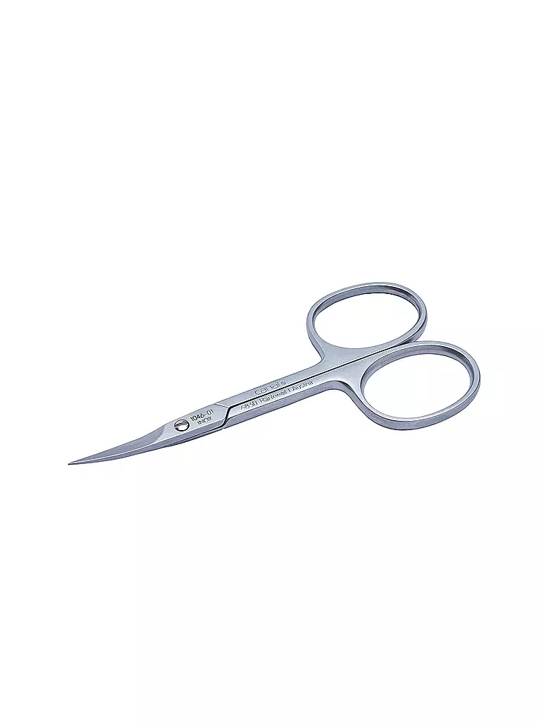 CANAL | Forbici per unghie e cuticole curve inossidabili 90 mm 1046-01 | Argento