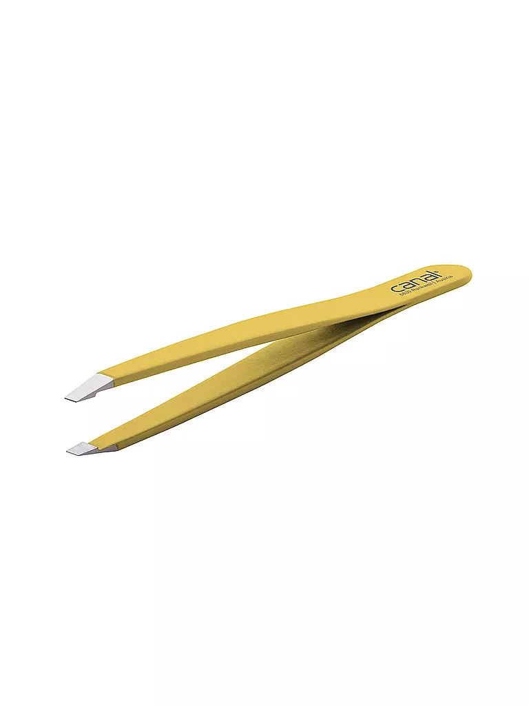 CANAL | Pinzetta per capelli inossidabile/dritta 95 mm (Giallo) 2017-02 | Giallo