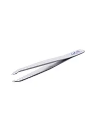 CANAL | Pinzetta per peli inossidabile/punta arrotondata 95 mm (satinata) 2077-02 | Grigio