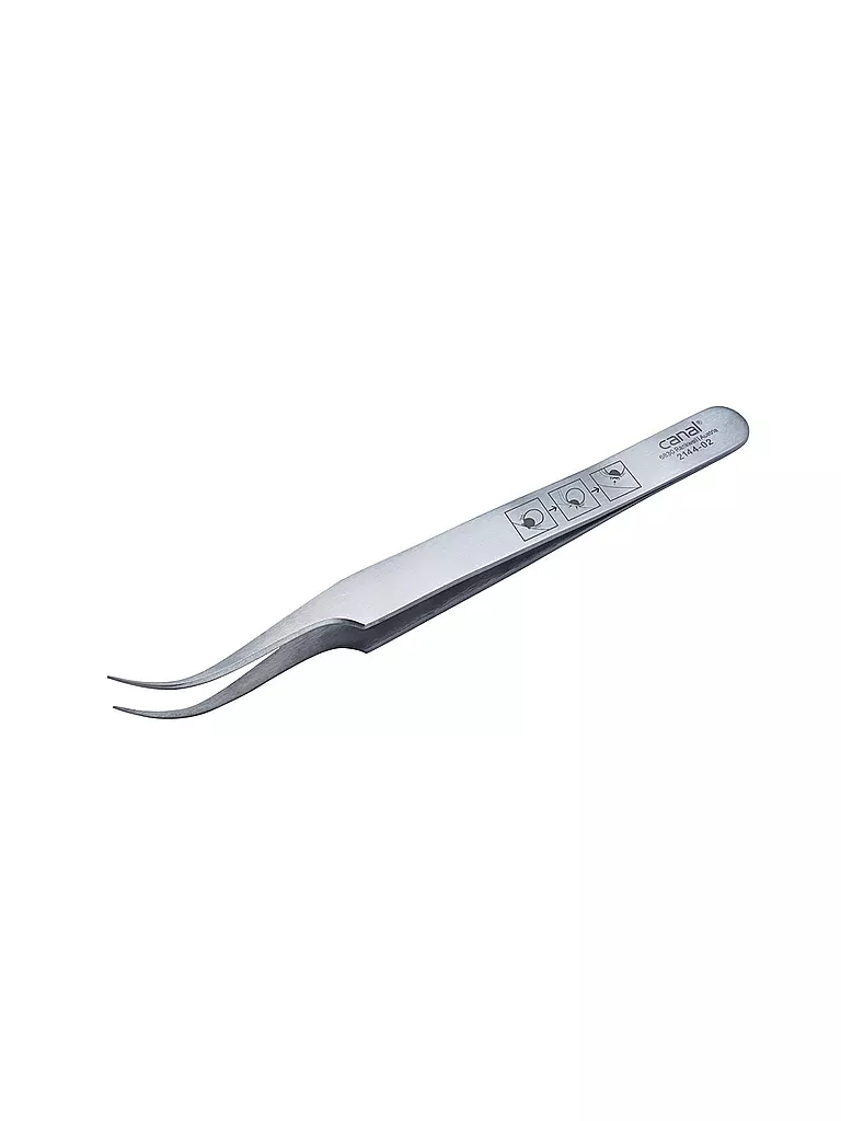 CANAL | Pinzetta per zecche per persone inossidabile 110mm 2144-02 | Argento