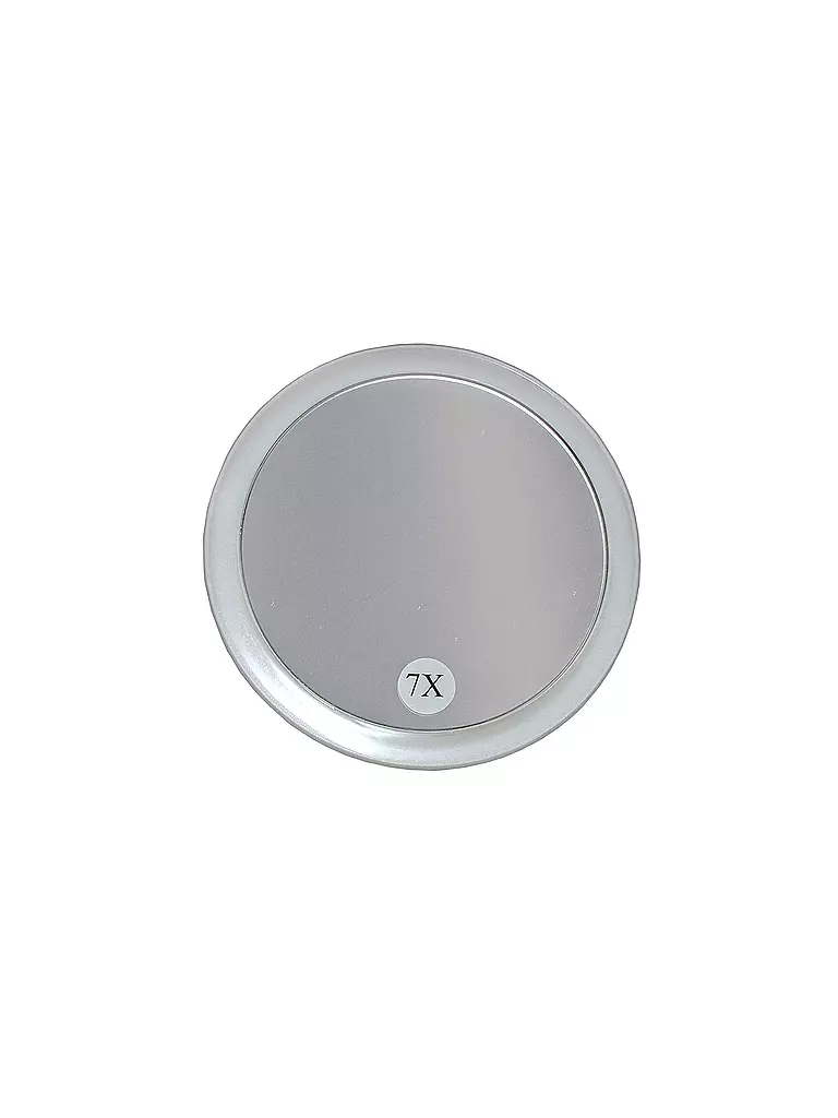 CANAL | Specchio con ingrandimento 7x, Ø 15 cm, 2 ventose, plastica | Senza colore