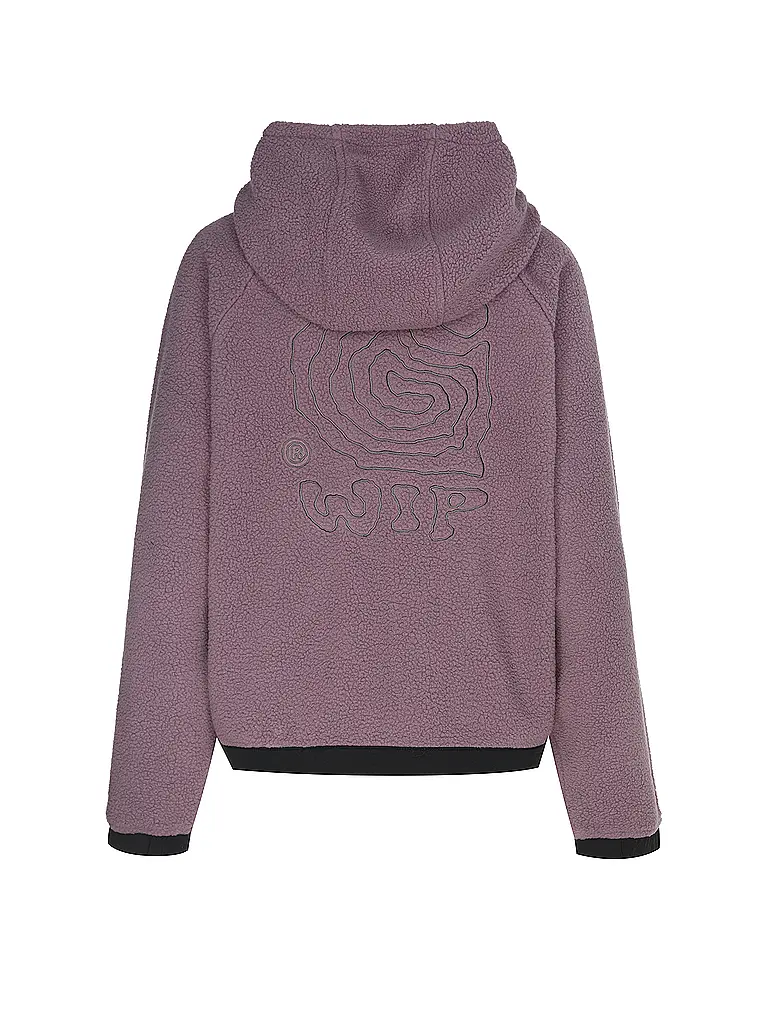 CARHARTT WIP | Giacca in pile W'HOODED HELIX | Lilla
