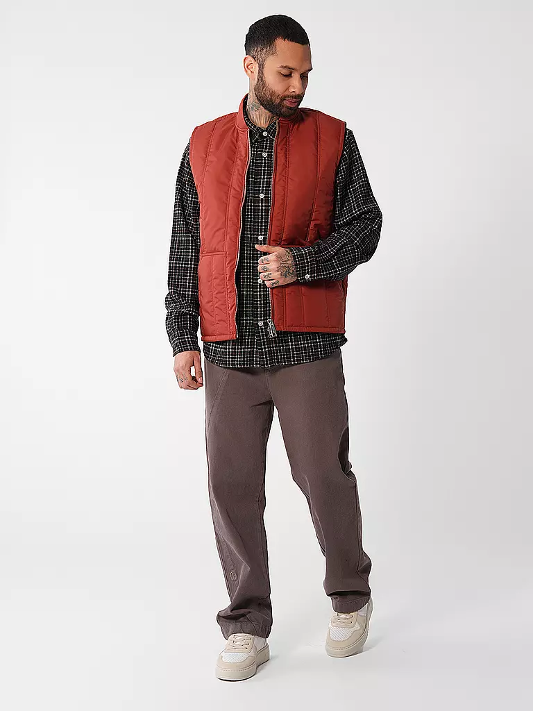 CARHARTT WIP | Gilet trapuntato LACHLAN | Arancione