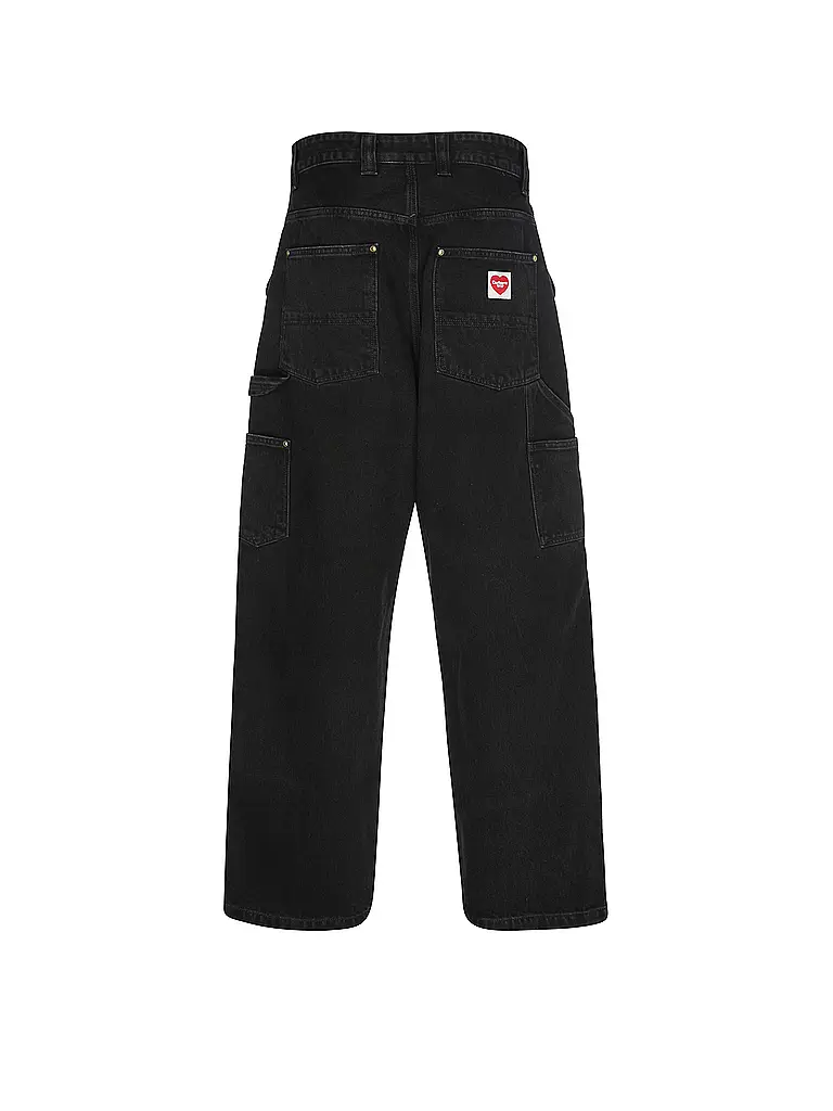 CARHARTT WIP | Jeans Baggy Fit NASH DOUBLE KNEE PANT | Nero
