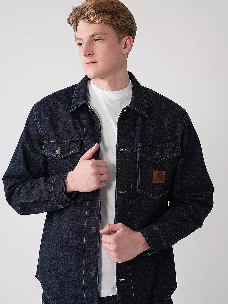 CARHARTT WIP | Overshirt LINCOLN | Blu scuro