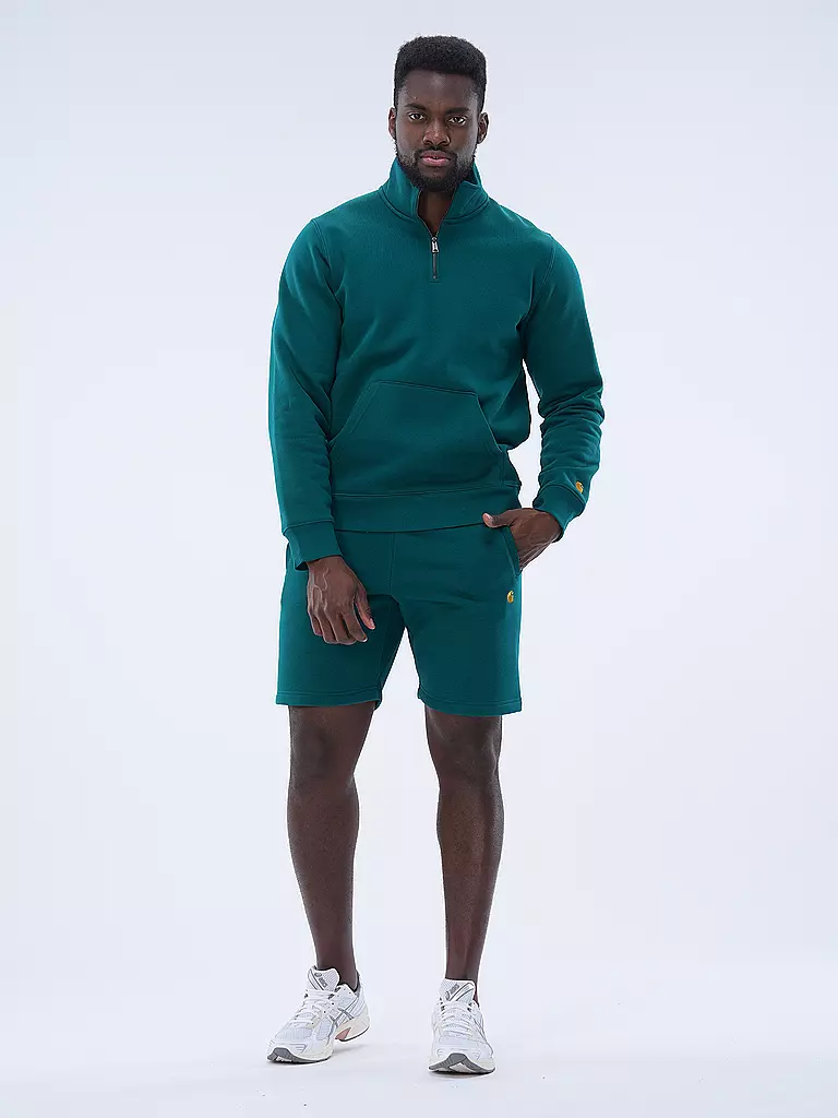 CARHARTT WIP | Sweatshorts CHASE | Verde scuro