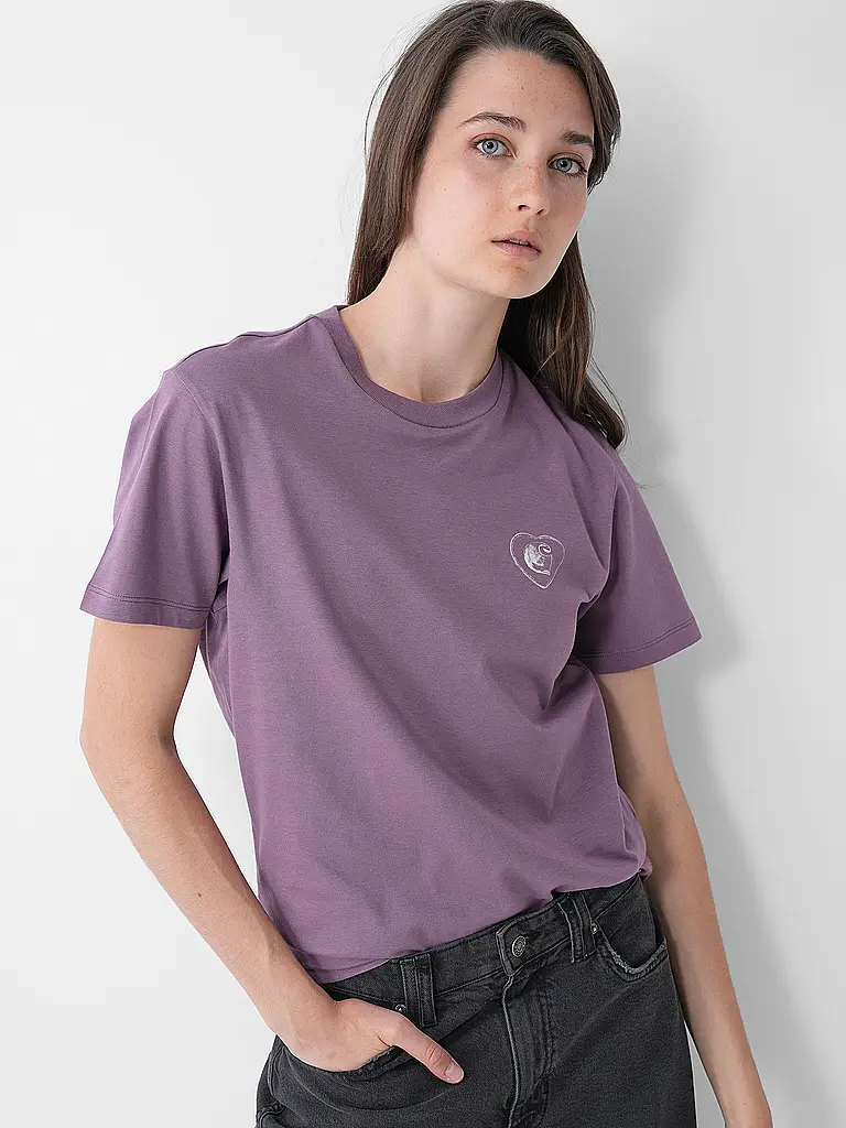 CARHARTT WIP | T-shirt HEARTS OF HARTTS | Lilla