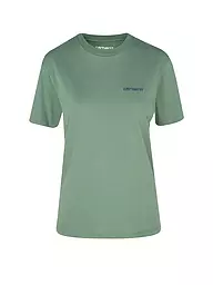 CARHARTT WIP | T-Shirt SCRIPT EMBROIDERY | Verde scuro
