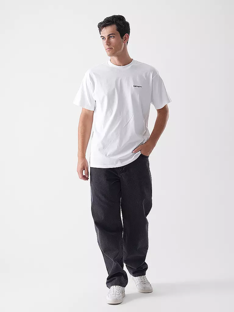 CARHARTT WIP | T-Shirt SCRIPT EMBROIDERY | Bianco