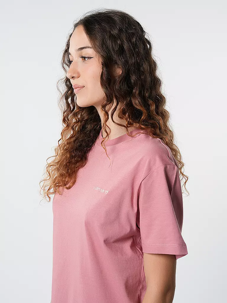 CARHARTT WIP | T-Shirt SCRIPT EMBROIDERY | Rosa