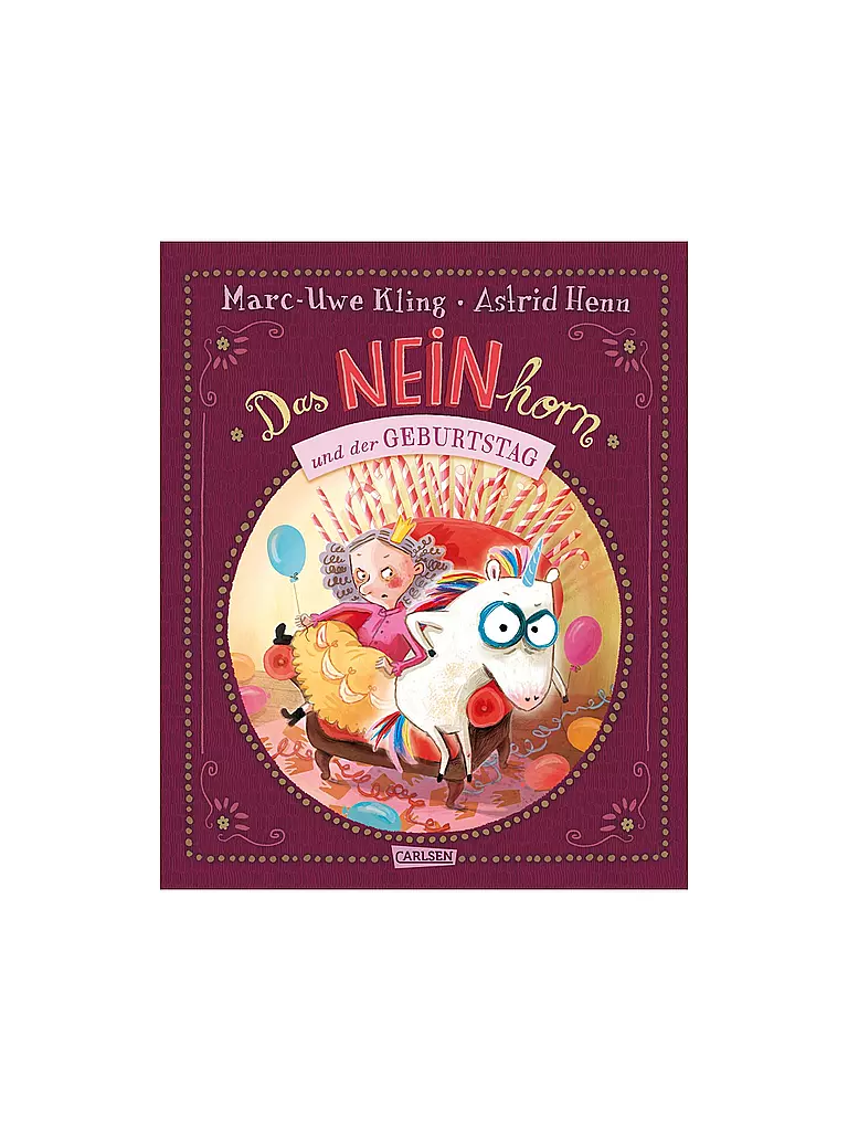 CARLSEN VERLAG | Libro - Das NEINhorn und der Geburtstag | Senza colore