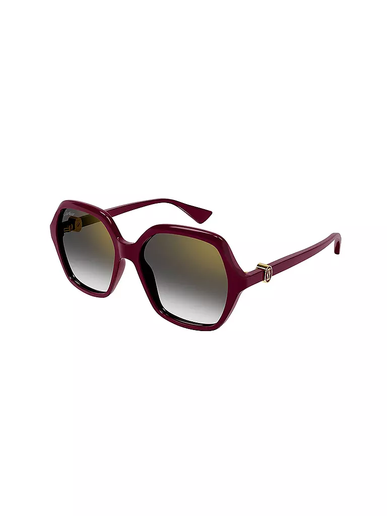 CARTIER | Occhiali da sole CT0470S | Rosso scuro