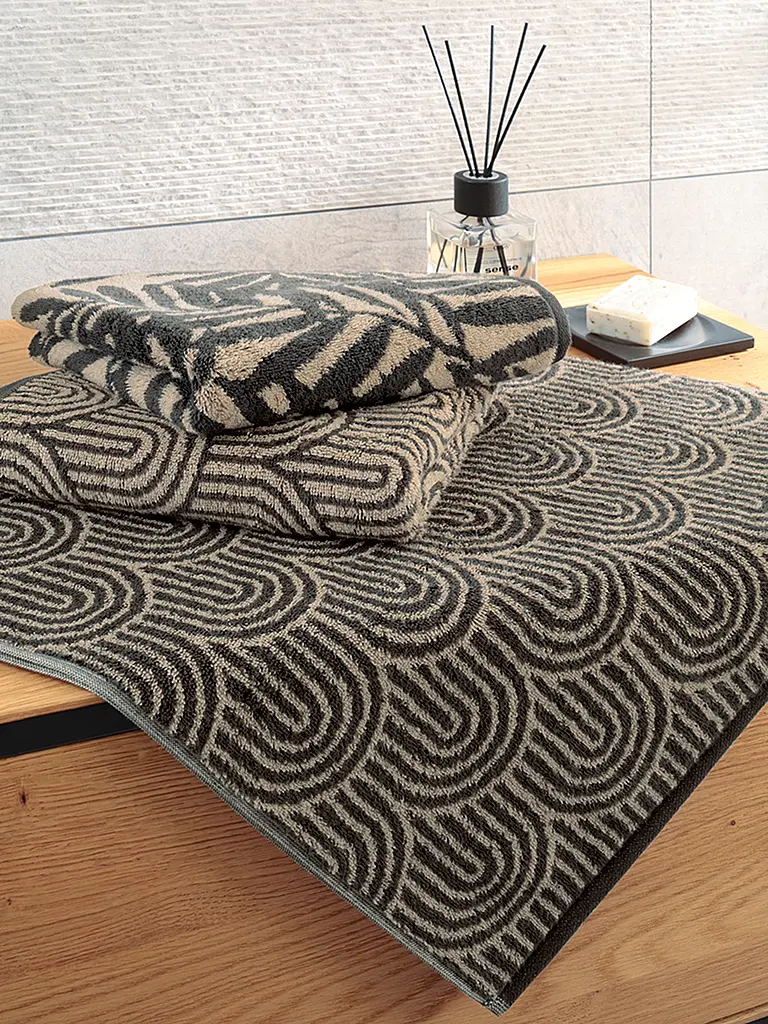 CAWÖ | Asciugamano 50x100cm MAISON Basalto | Grigio