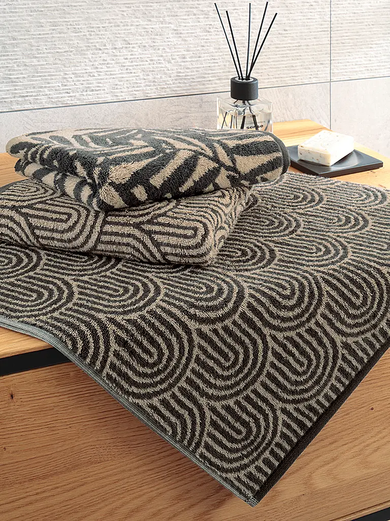 CAWÖ | Asciugamano 50x100cm MAISON Basalto | Grigio