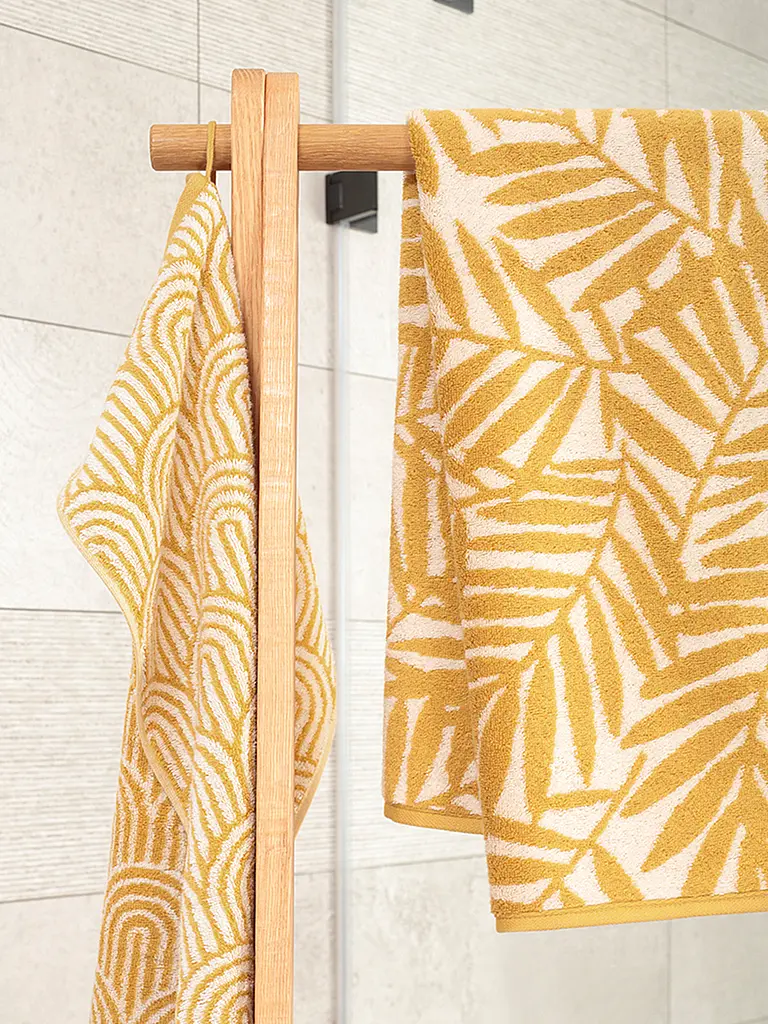 CAWÖ | Asciugamano 50x100cm MAISON Oro | Giallo