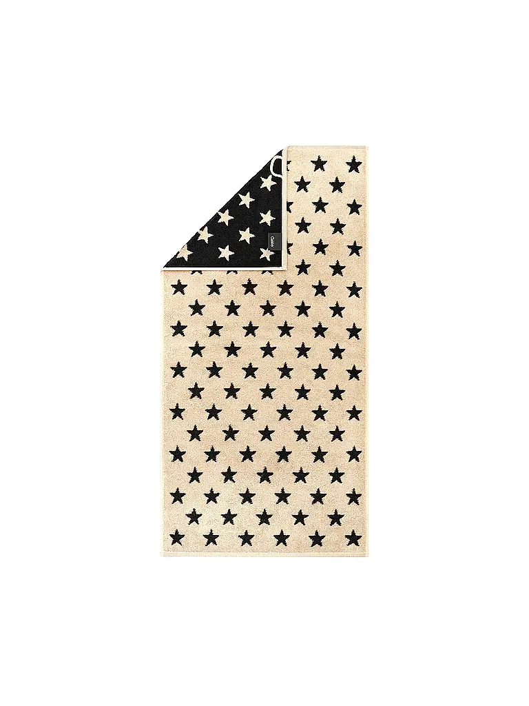 CAWÖ | Asciugamano NEW STAR 50x100cm Beige/Basalto | Verde scuro