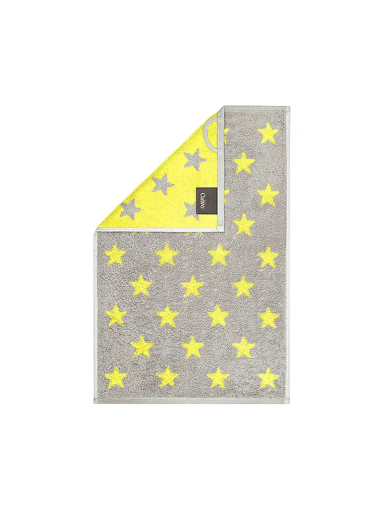 CAWÖ | Asciugamano NEW STAR 50x100cm Platino/Lime | Giallo