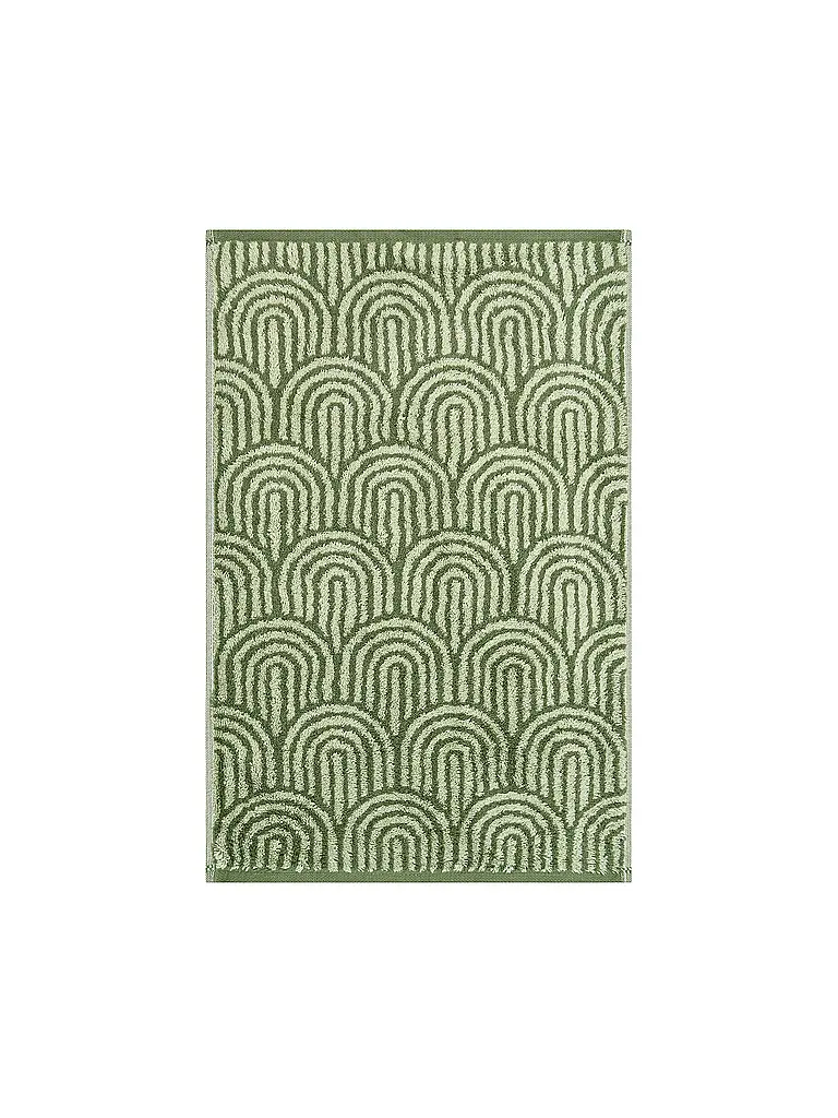 CAWÖ | Asciugamano per ospiti 30x50 cm MAISON Field | Verde scuro