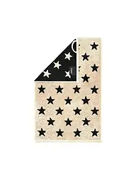 CAWÖ | Asciugamano per ospiti NEW STAR 30x50cm Platino/Bianco | Verde scuro