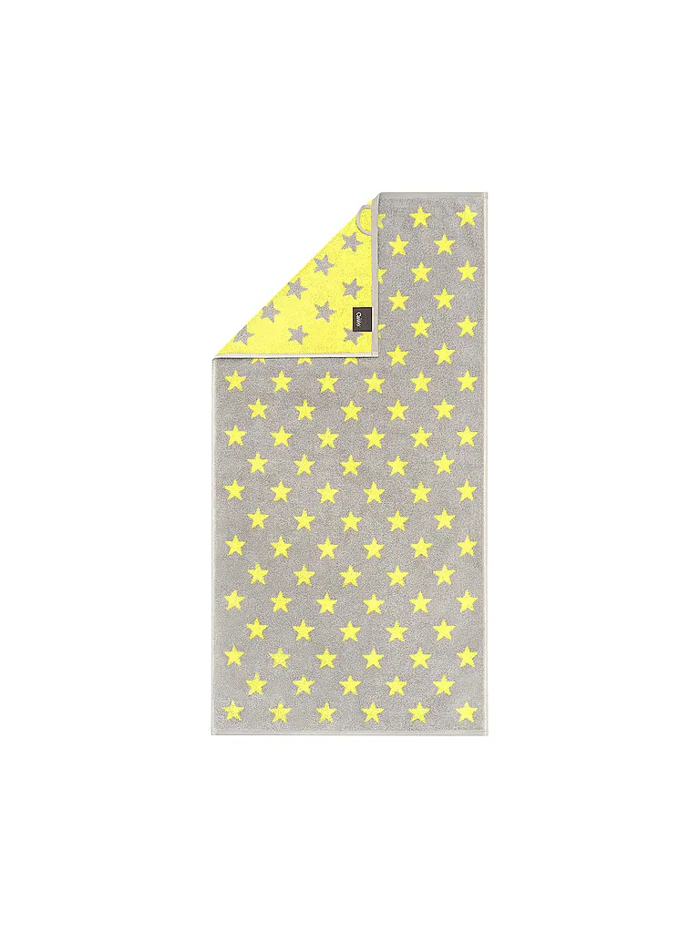 CAWÖ | Asciugamano per ospiti NEW STAR 30x50cm Platino/Lime | Giallo