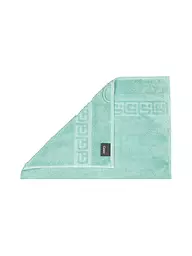 CAWÖ | Asciugamano per ospiti NOBLESSE 30x50cm Salmone | Verde chiaro