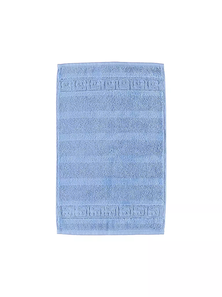 CAWÖ | Asciugamano per ospiti NOBLESSE 30x50cm Azzurro | Blu chiaro