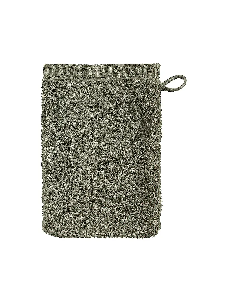CAWÖ | Guanto da bagno 16x22cm C LIFESTYLE Field | Verde scuro