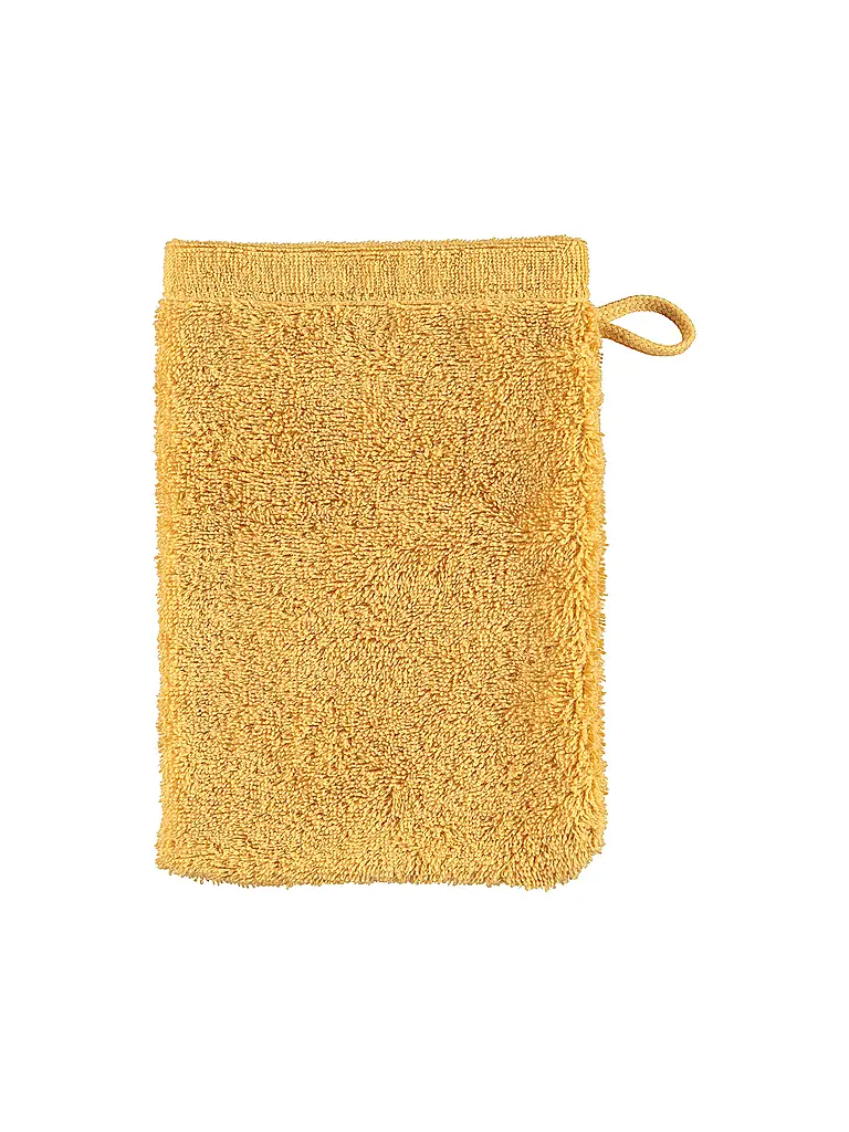 CAWÖ | Guanto da bagno 16x22cm C LIFESTYLE Scotch | Giallo