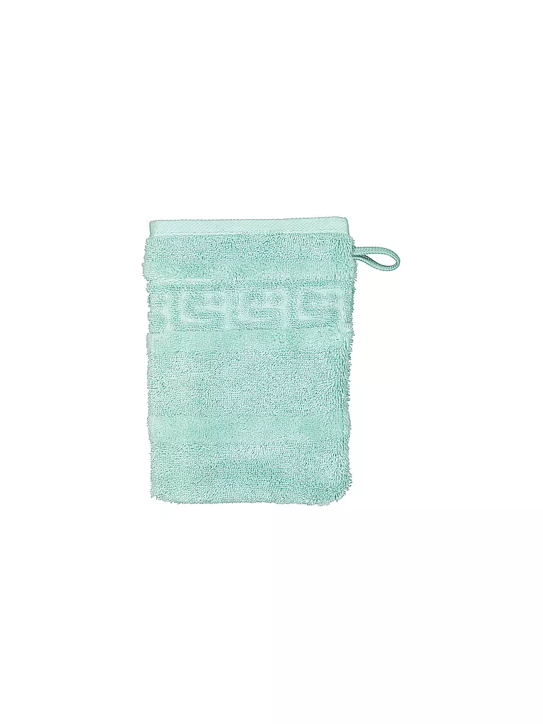 CAWÖ | Guanto da bagno NOBLESSE 16x22cm Agave | Verde chiaro