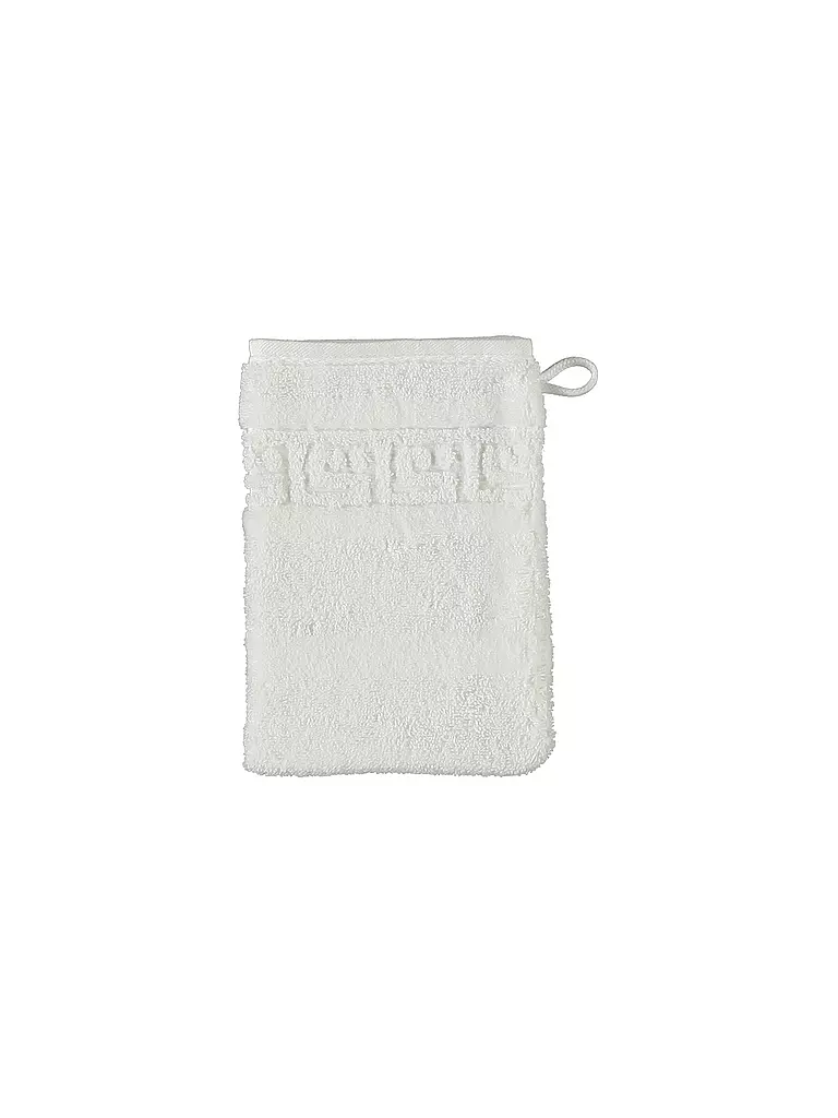 CAWÖ | Guanto da bagno NOBLESSE 16x22cm Bianco | Bianco