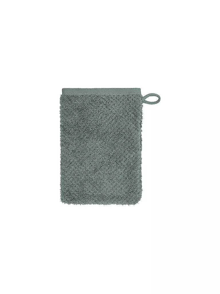 CAWÖ | Guanto da bagno PURE 16x22cm Verde Mystic | Verde scuro