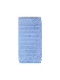 CAWÖ | Telo doccia NOBLESSE 80x160cm Sabbia | Blu chiaro
