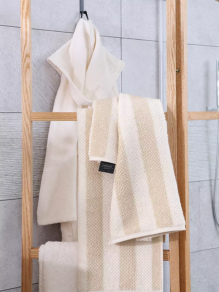 CAWÖ | Telo doccia PURE STRIPES 80x150cm Beige | Beige
